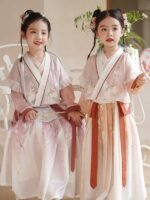 Girls’ Birthday Dresses Chinese Tang Dynasty Hanfu - Image 2