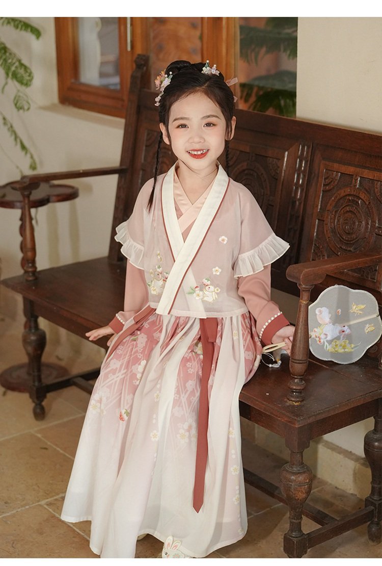 Girls' Birthday Dresses Chinese Tang Dynasty Hanfu