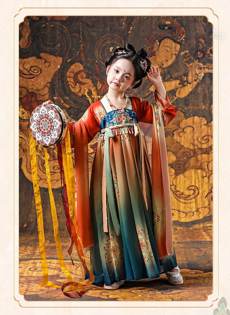 Girls Dance Dress Chinese Style Performance Dress