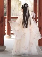 Girls Fairy Dress Embroidered Ancient Chinese Hanfu - Image 5
