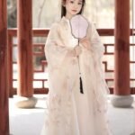 Girls Fairy Dress Embroidered Ancient Chinese Hanfu