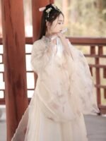 Girls Fairy Dress Embroidered Ancient Chinese Hanfu - Image 4