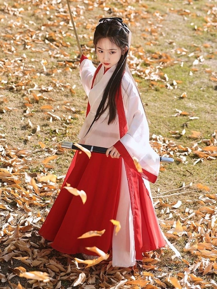 Girl's Fairy Hanfu Costume Stage Cospay