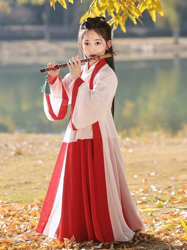Girl's Fairy Hanfu Costume Stage Cospay