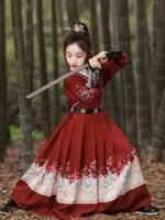 Girls Hanfu Chinese Ancient Clothing Flying Fish Fu - Image 4