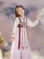 Girls Party Dress Ancient Style Hanfu Dress