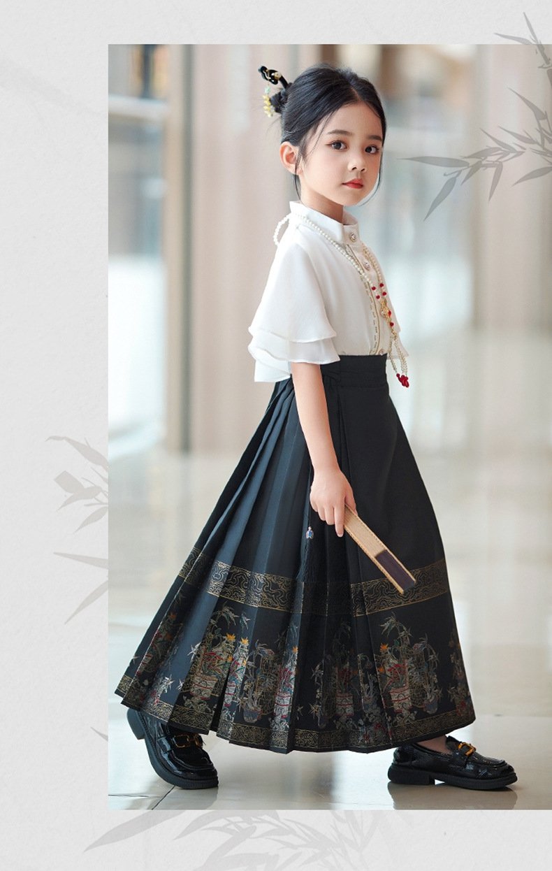 Girls Spring Dress Chinese Fashion Hanfu