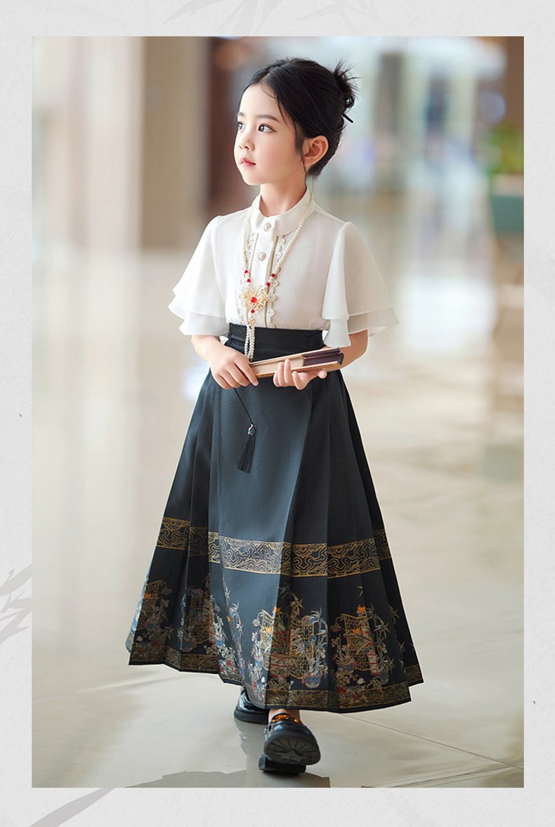 Girls Spring Dress Chinese Fashion Hanfu