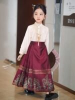 Girls Spring Dress Chinese Fashion Hanfu - Image 4