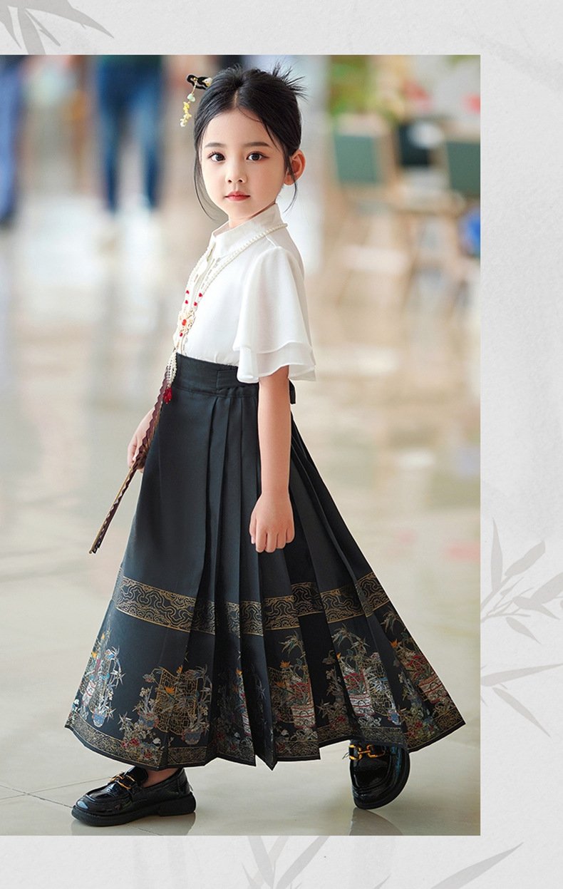 Girls Spring Dress Chinese Fashion Hanfu