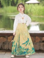 Girls Spring Dresses Children’s Tang Suit Hanfu