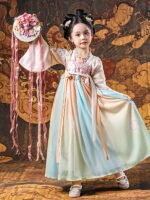 Girls Summer Dresses Chinese Style Princess Dress