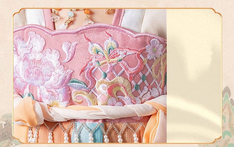 Girls Summer Dresses Chinese Style Princess Dress