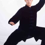 Gold Velvet Tai Chi Clothing for Man Women
