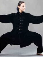 Gold Velvet Tai Chi Clothing for Man Women - Image 4