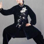 Golden Velvet Tai Chi Clothing For Sale Women
