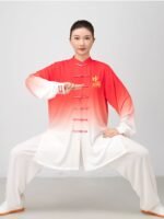 Gradient Kung Fu Tai Chi Uniform Women Men - Image 2