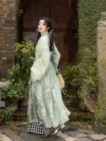 Green Fairy Dress Ming Style Improved Hanfu Female - Image 2