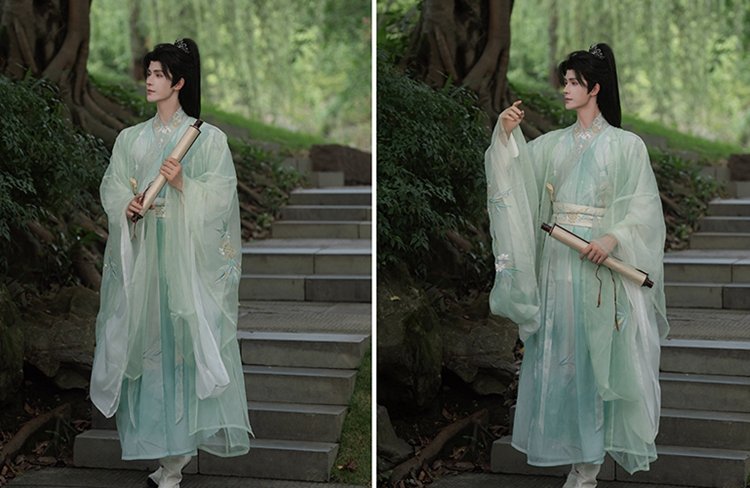 Hanfu Dress Male Chinese Traditional Costume