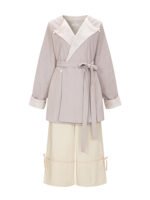 Hanfu For Autumn Winter Tang-Style Robe And Pants - Image 5