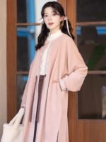 Hanfu For Students Ming-Style Long Shirt And Pants
