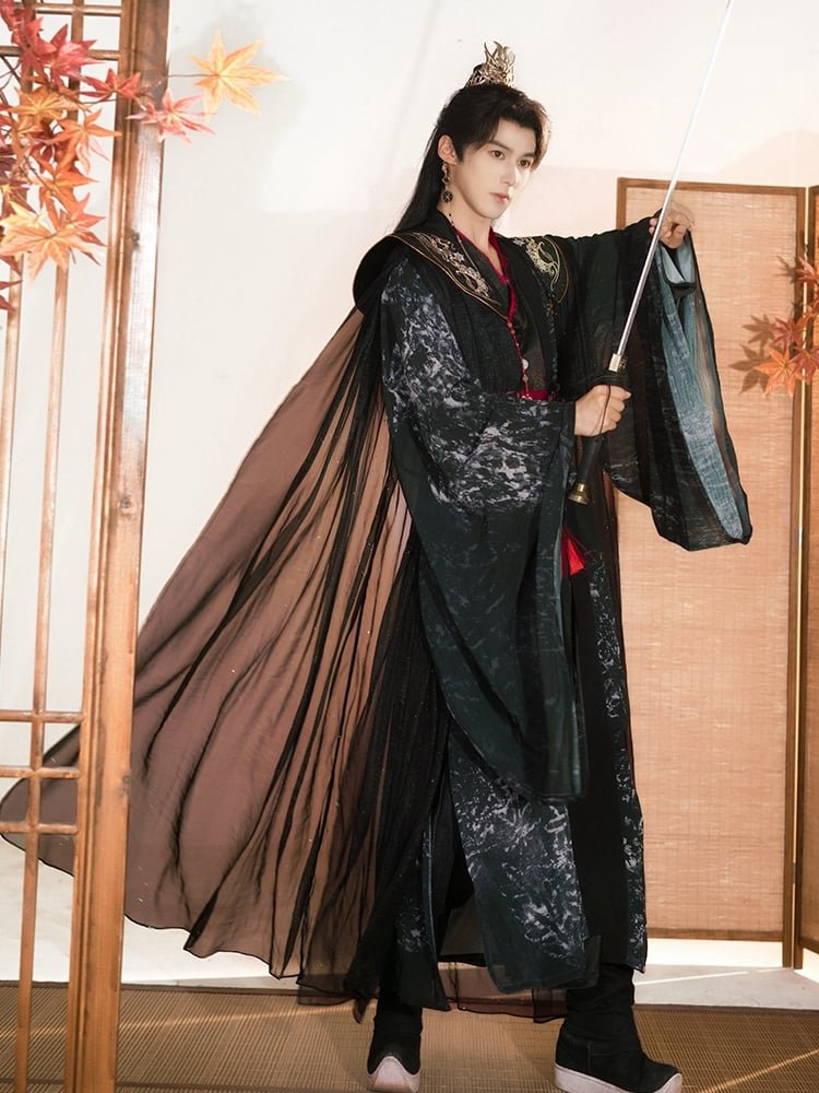 Hanfu Male Suit Chinese Ancient Swordsman Clothing