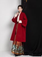 Chinese Wool Coat for Women 100% Wool Hanfu Winter Overcoat - Image 4
