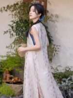 Hanfu Summer Wear Elegant Long Vest and Wide Leg Pants - Image 5