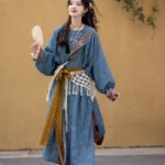 Hanfu Tang Dynasty Costume Hanfu with Robe and Trousers