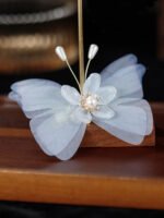 Immortal Style Butterfly Hair Clips Silk Yarn Hair Clip - Image 4