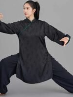 Jacquard Tai Chi Shirt Pants Women Training Clothing