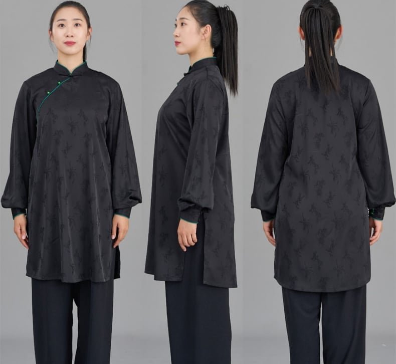 Jacquard Tai Chi Shirt Pants Women Training Clothing