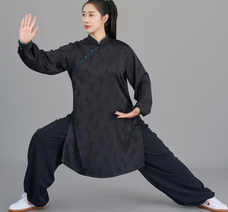 Jacquard Tai Chi Shirt Pants Women Training Clothing