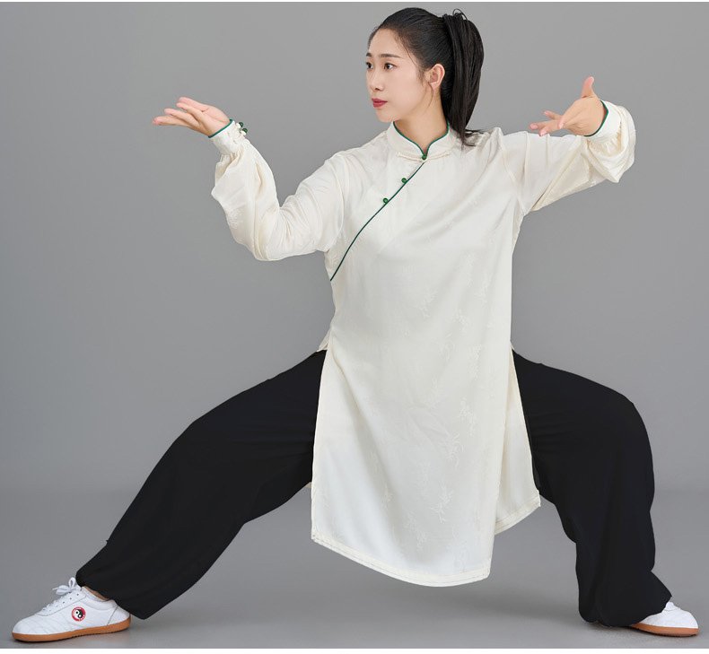 Jacquard Tai Chi Shirt Pants Women Training Clothing