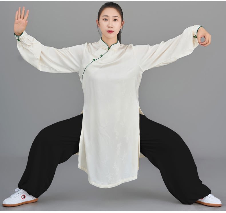Jacquard Tai Chi Shirt Pants Women Training Clothing