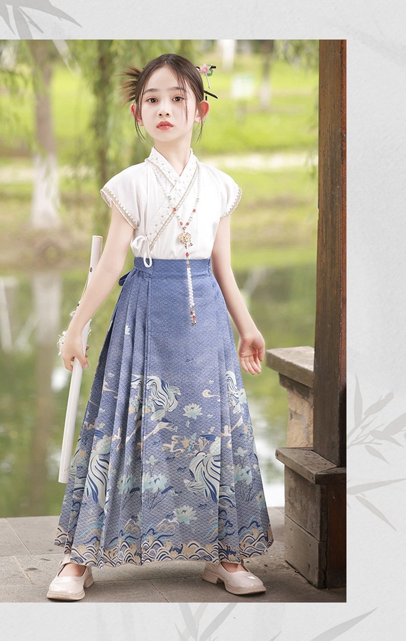 Kids Dresses For Girls Chinese Style Hanfu Dress
