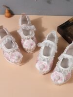 Kids Embroider Shoes Chinese Hanfu Shoes Girls