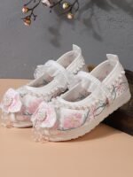 Kids Embroider Shoes Chinese Hanfu Shoes Girls - Image 2