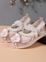 Kids Embroider Shoes Chinese Hanfu Shoes Girls - Image 3