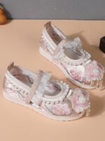 Kids Embroider Shoes Chinese Hanfu Shoes Girls - Image 4