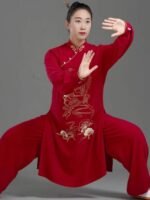 Kung Fu Clothes Embroidery Tai Chi Clothes Women - Image 2