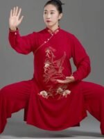 Kung Fu Clothes Embroidery Tai Chi Clothes Women - Image 3