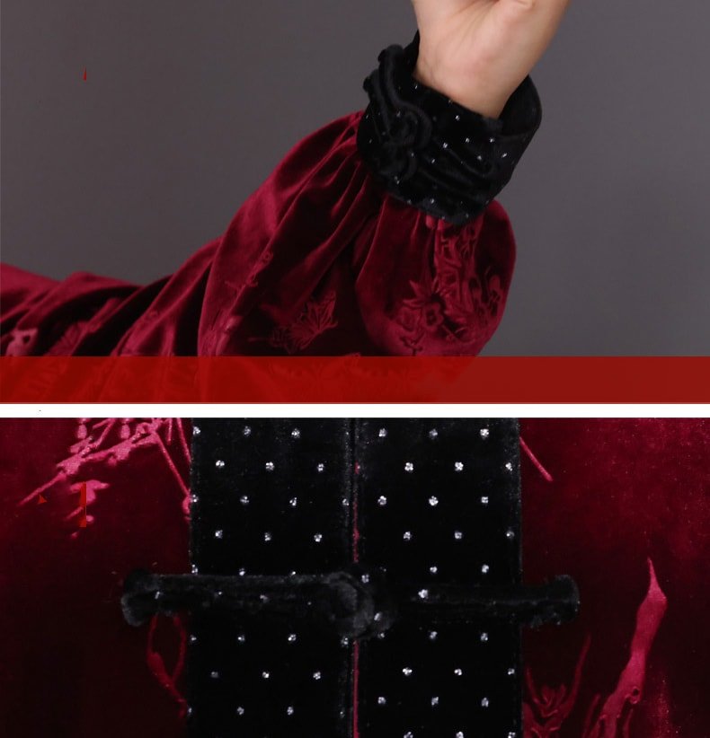 Kung Fu Gear Velvet Tai Chi Suit with Embroidered
