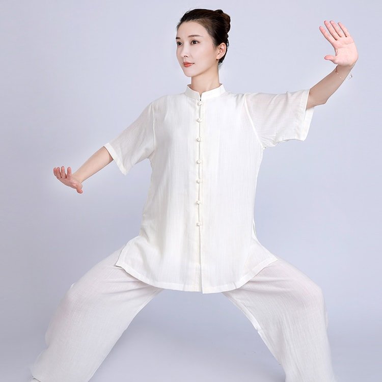 Kung Fu Outfit Women Linen Tai Chi Clothing