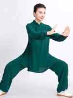 Kung Fu Practice Clothing Long Tai Chi Outfit