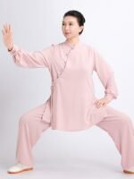 Kung Fu Practice Clothing Long Tai Chi Outfit - Image 2
