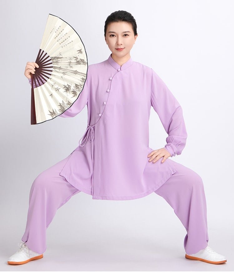 Kung Fu Practice Clothing Long Tai Chi Outfit