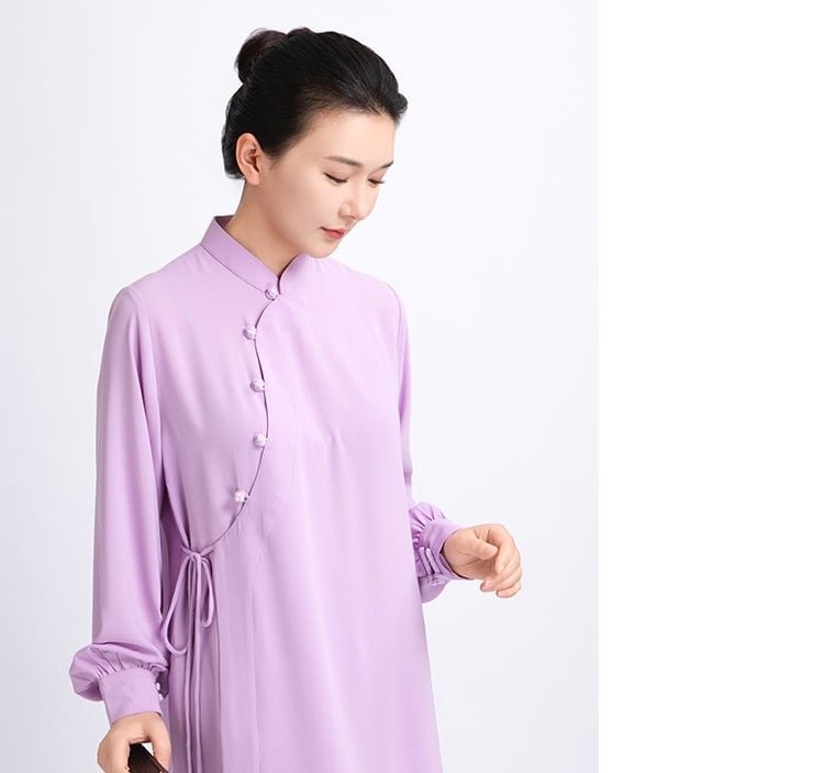 Kung Fu Practice Clothing Long Tai Chi Outfit
