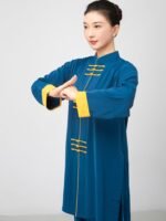 Kung Fu Uniform for Ladies Long Tai Chi Training Suit