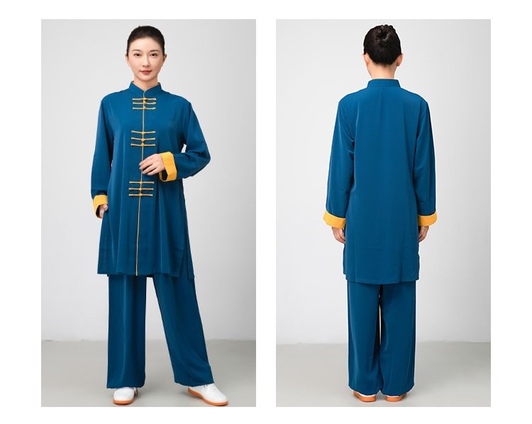 Kung Fu Uniform for Ladies Long Tai Chi Training Suit